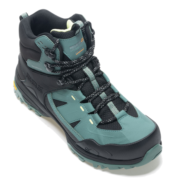 Regatta Womens Regen Walking Boots - Spruce Green/Canary Yellow