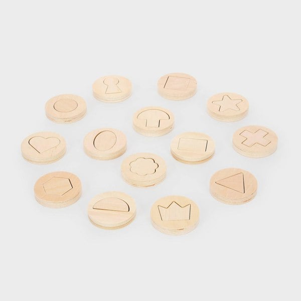 tickit Inside Outside Wooden Shapes