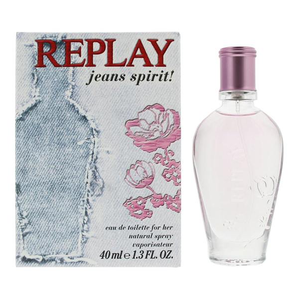 Replay Jeans Spirit For Her Womens Eau De Toilette 40ml Fragrance