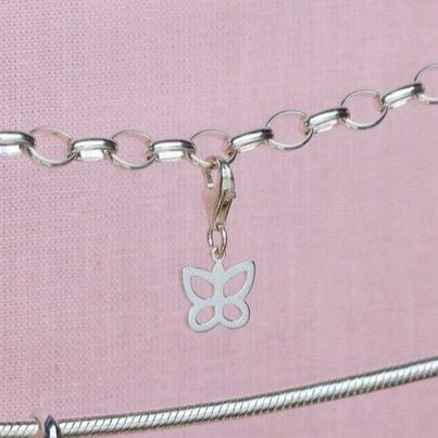 Sterling Silver Butterfly Charm - MYLEE London