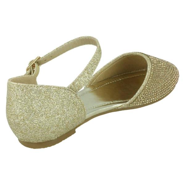 Spot On Girls Spot On Glittery Shoes H2617
