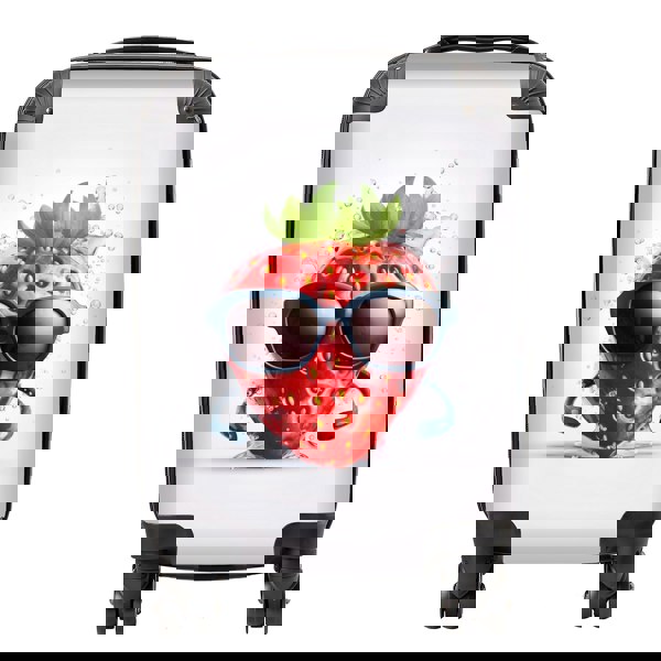 Warren Reed Strawberry In Glasses Suitcase