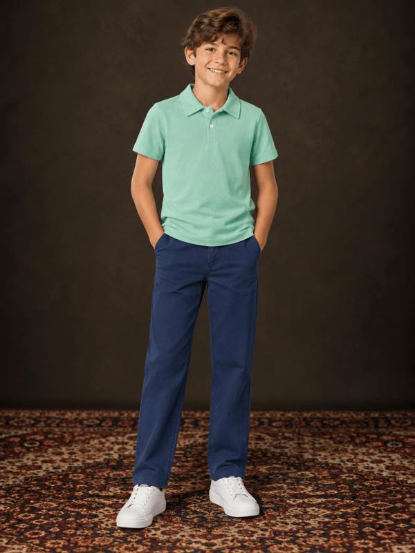Childsplay Boys Short Sleeve Polo Shirt in Green