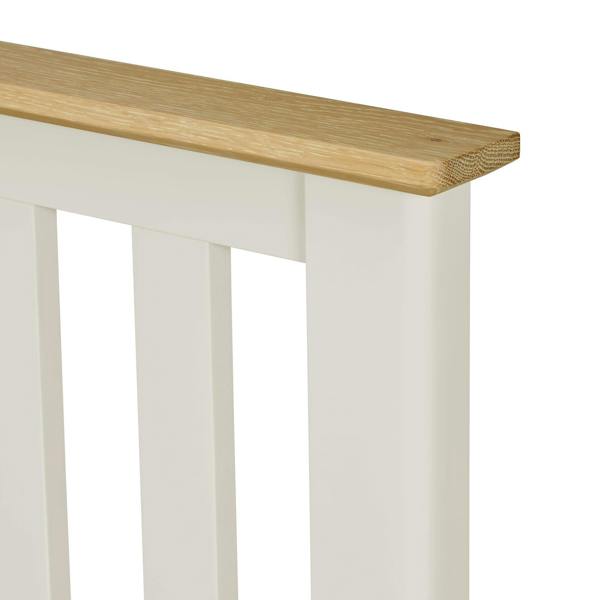 Statement Furniture Pembroke Modern Wooden Bed Frame with Slatted Headboard Double King