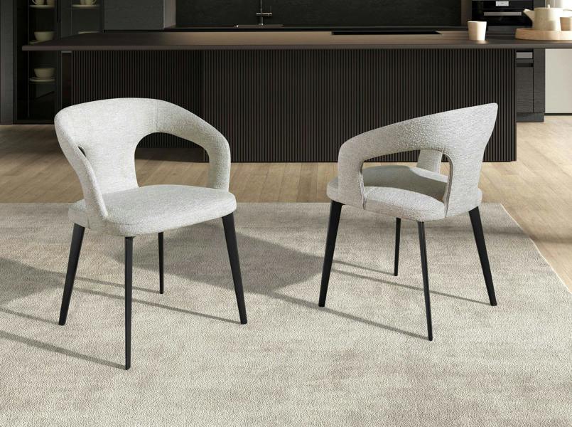 Angel Cerdá Off-white Fabric Chair 4173