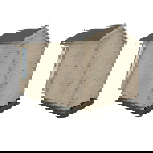 Shire Crinan 9x9 Log Cabin 19mm interlock  Cladding - Best Shed