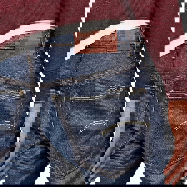 G-Star Dark Blue 3301 Loose Swash Denim Jeans