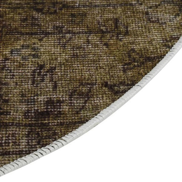 Berkfield Rug Washable Patchwork �_�_�__120 cm Multicolour Anti Slip