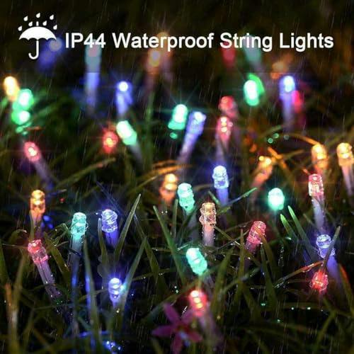 Clear Cable Multicolour LED String Fairy Lights with Timer, Indoor and Outdoor Use image 4
