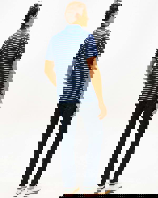 Tommy Hilfiger 1985 Regular Fit Mens Polo - Carbon Navy/Ivory Petal