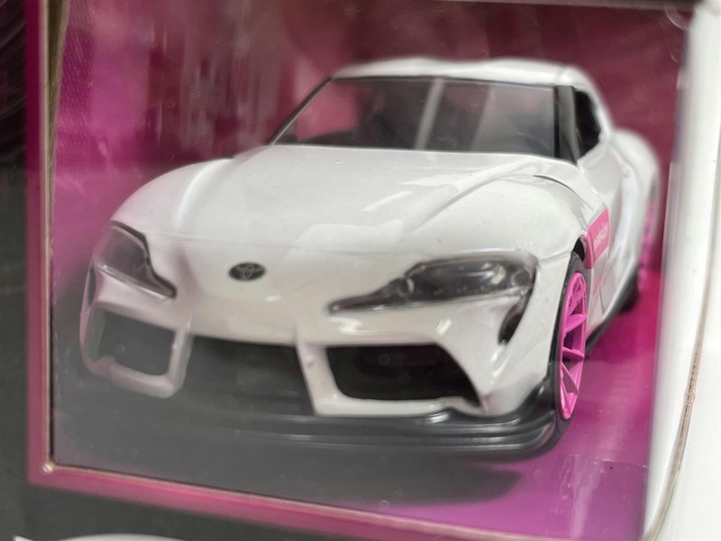 Jada 2020 Toyota Supra White 1:32 Scale Pink Slips Jada 253292000 24106