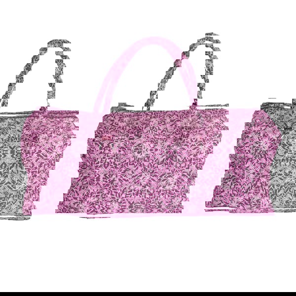 Fitness Mad Mandala Yoga Kit Bag with Carry Handle - Burgundy