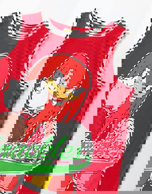 Sonic the Hedgehog Boys Red Knuckles 2 Piece Basketball Set