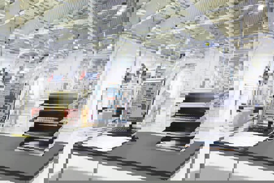 Durable 5 Compartment Labelled Metal Document Filing Letter Tray | A4 Grey