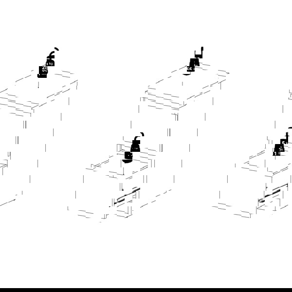 Furniture To Go Naia Bedside 2 Drawers in Cashmere Jackson Hickory