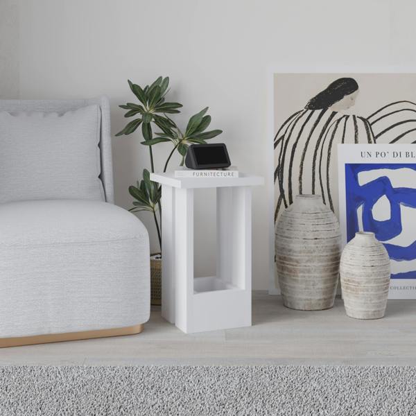 Decortie Tasos Square Side Table Nightstand (W) 30cm
