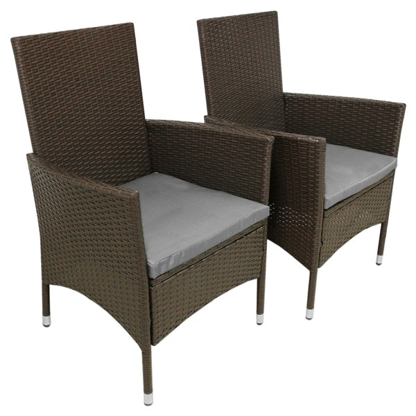 Jardi Rattan Bistro Set Brown