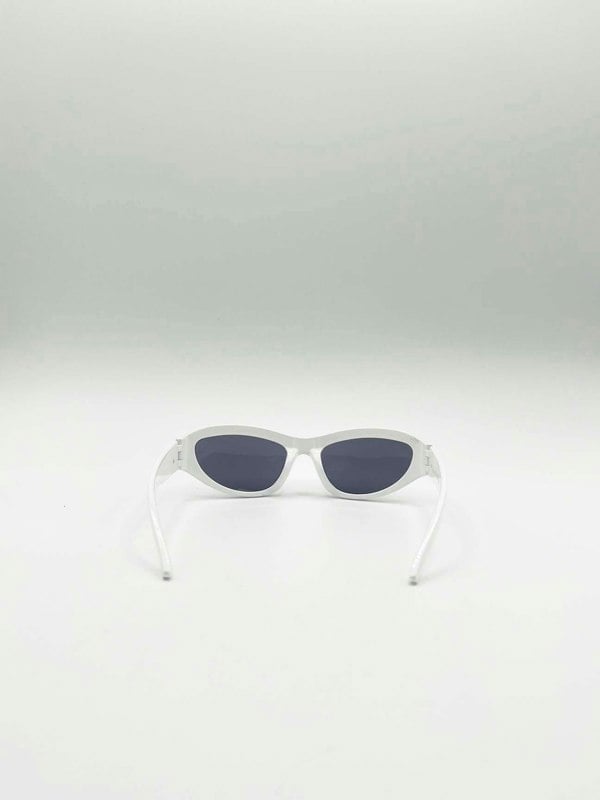 SVNX Star Racer Sunglasses in White