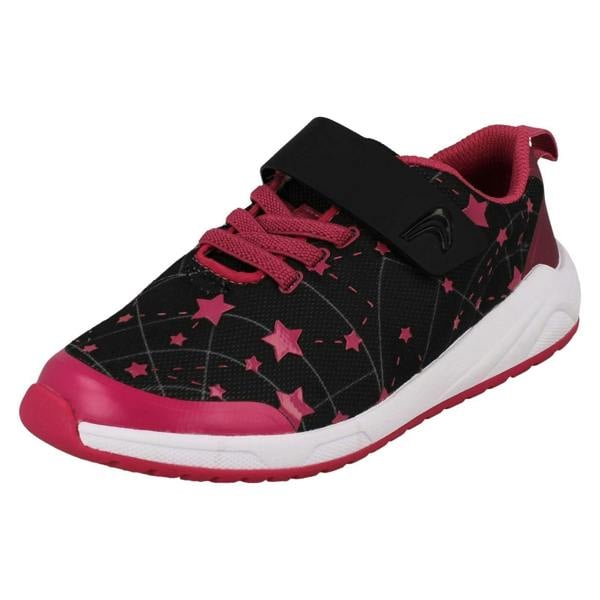 Clarks Girls Clarks Star Detailed Trainers Aeon Late