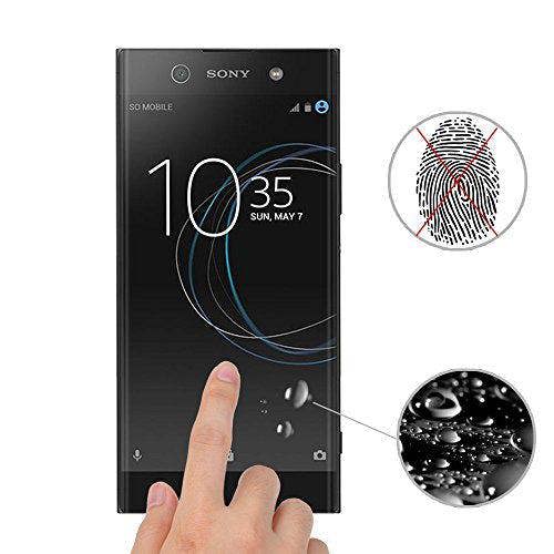 Xperia XA1 Protector, Tempered Glass Protective Films Invisible Transparent Clear Protection Display Shield for Xperia XA1 - (Pack of 2)