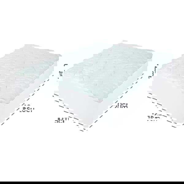 Lavio Mattress Topper Pillowtop Memory Foam Cover Bed Protector King King