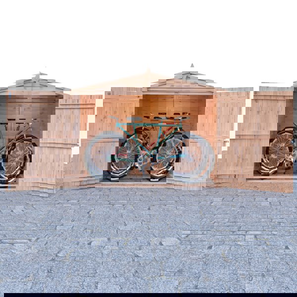 Shire Apex Bike Store Shiplap no floor 6x3 - Best Shed