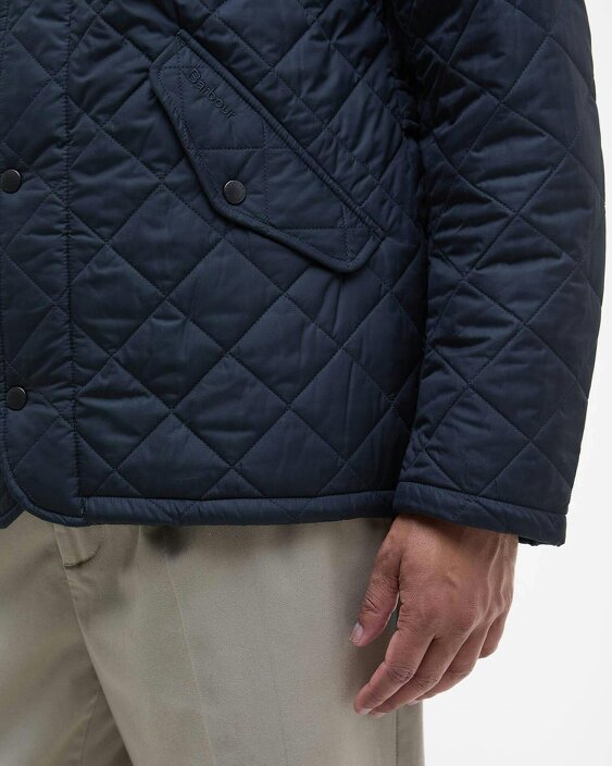 Barbour Chelsea Sports Quilt Jacket - Navy Blue