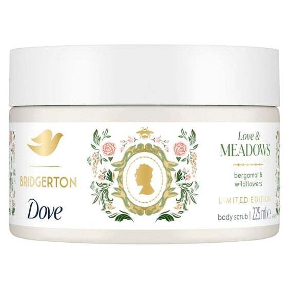 Dove Bridgerton Body Scrub - Love & Meadows Exfoliator Scrub 225ml