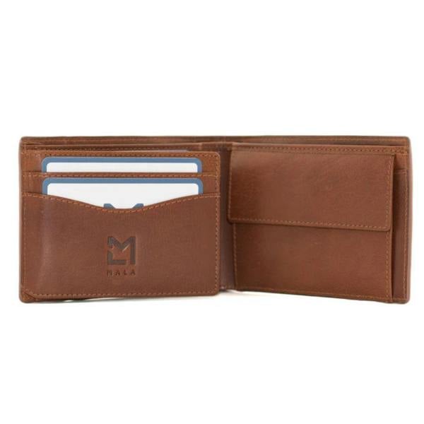Mala Leather Bloomsbury Men’s RFID Leather Wallet – Tan
