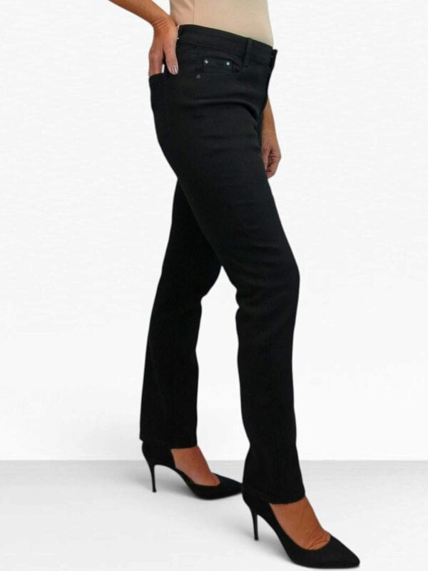 Paulo Due Women's High Waist Soft Stretch Slim Tapered Jeans