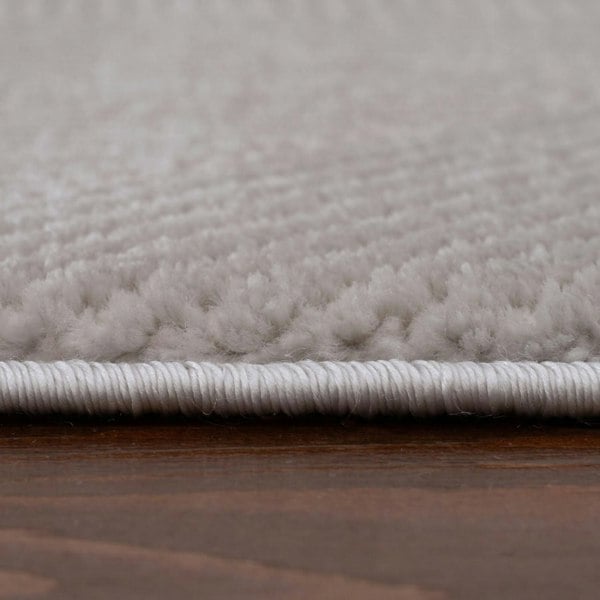 grey colour, abstract design, stain-resistant, Cosy comfort rug, non-static