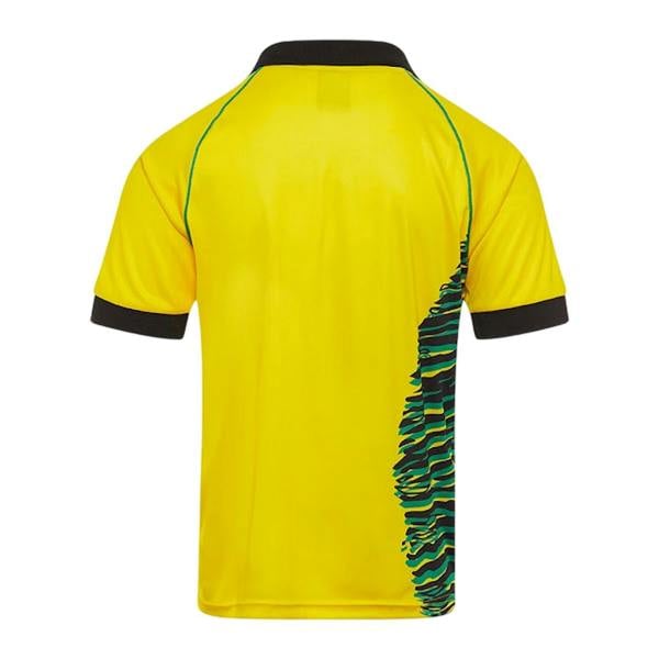 Kappa Mens Pox Too Hot Graphic Print Regular T-Shirt - Bright Yellow/Black - 