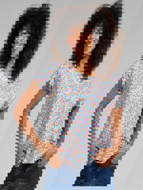 Kite Womens Organic Alum Jersey Top Born To Bloom