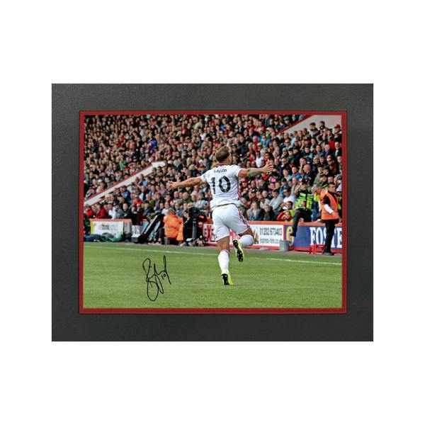 Billy Sharp Signed Sheffield United 16x12 Image Deluxe Mount