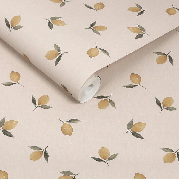 Sophie Allport Lemons Soft Linen Wallpaper