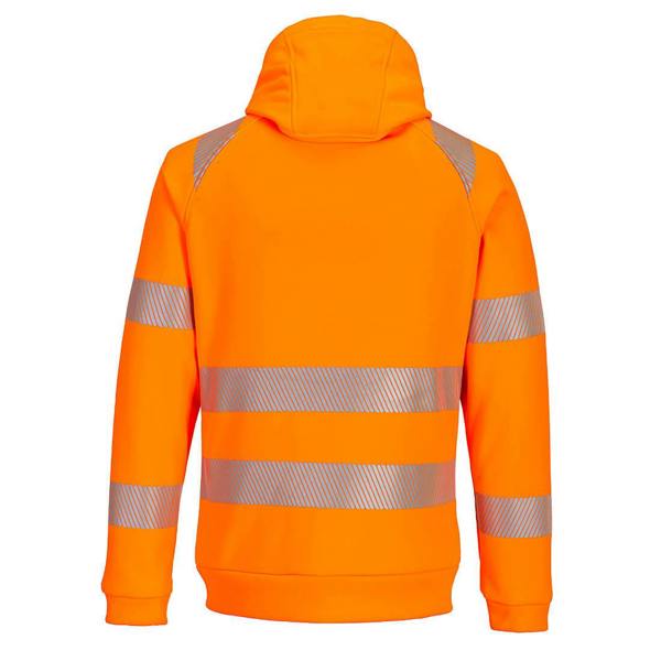 DX4 Hi-Vis Zip Hoodie Portwest