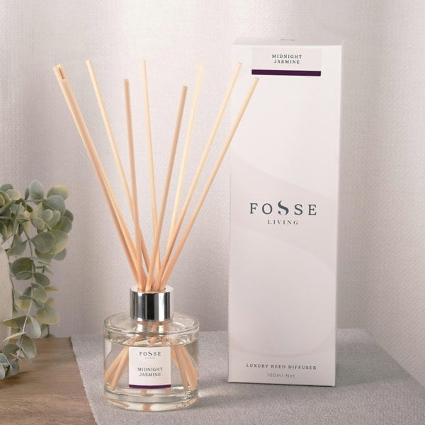 Midnight Jasmine Reed Diffuser - Fosse Living | Luxury Home Fragrances