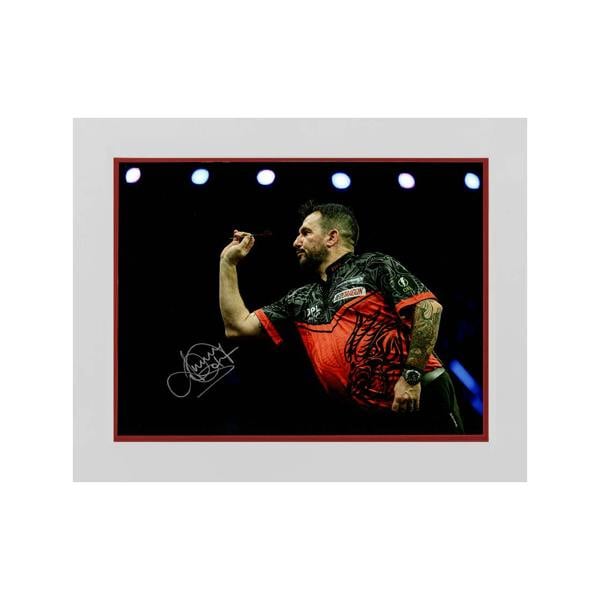 Jonny Clayton Signed 16x12 Image Deluxe Mount #3