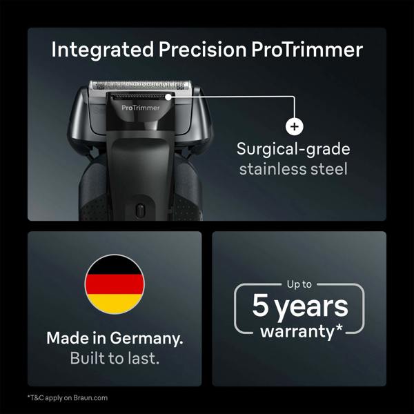 Braun Series Shavers Series 8 8603S Grey Electric Shaver - Additional 4