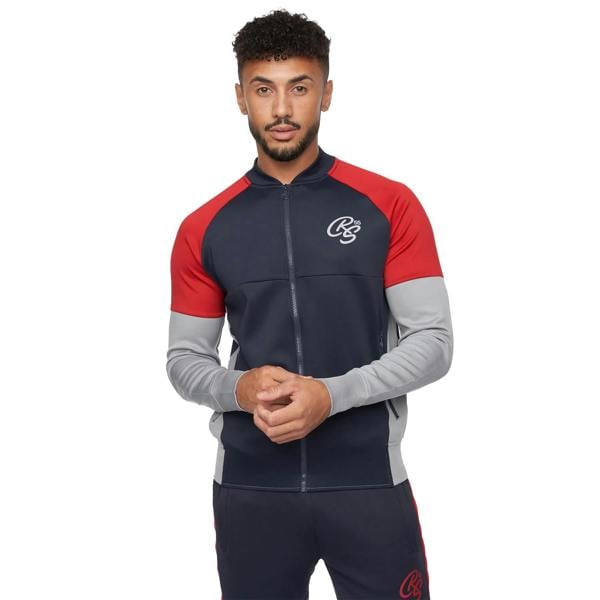 Crosshatch Mens Brayden Tracksuit - Navy - 