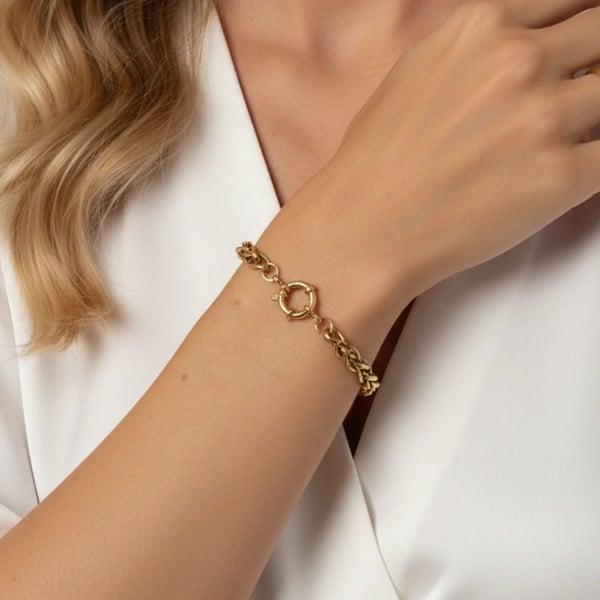 MUCHV Twisted Chain Bracelet For Charms