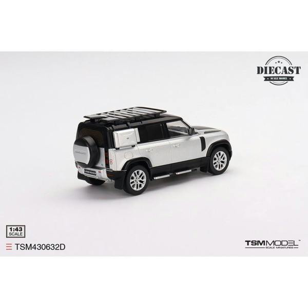 MCSlots Land Rover Defender 110 Explorer Pro Indus Silver 1:43 Scale TSM430632D