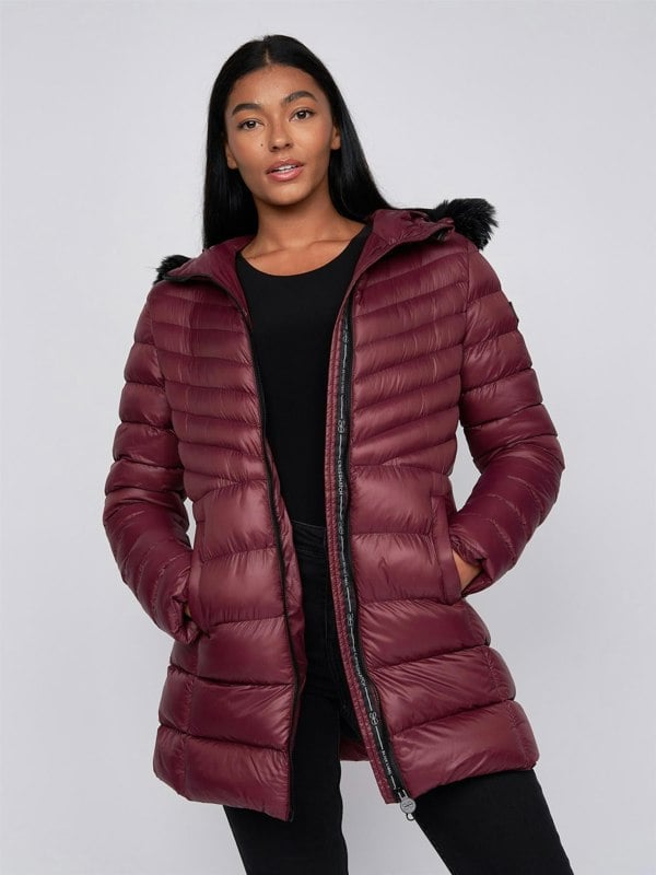 Crosshatch Ladies Denmoore Jacket Berry