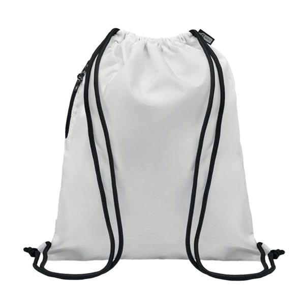 MidOcean Night Large RPET Drawstring Bag - White - 