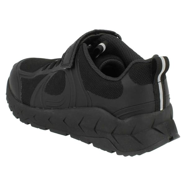 Clarks Boys Clarks Hook and Loop/Lace Up School Shoes Selva Edge