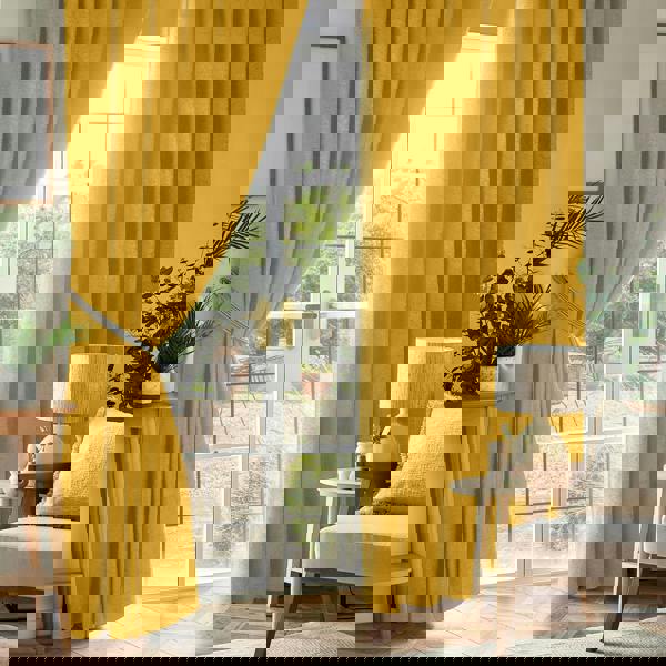 Luxury Living Chenille Blackout Pencil Pleat Top Curtains