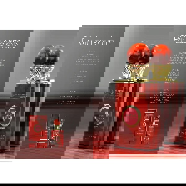 Anfar Rojo Levante 100ml Extrait de Parfum notes visual display