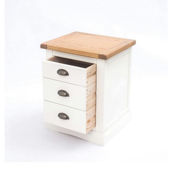 Cabinet Bits Cosenza 3 Drawer Bedside Table
