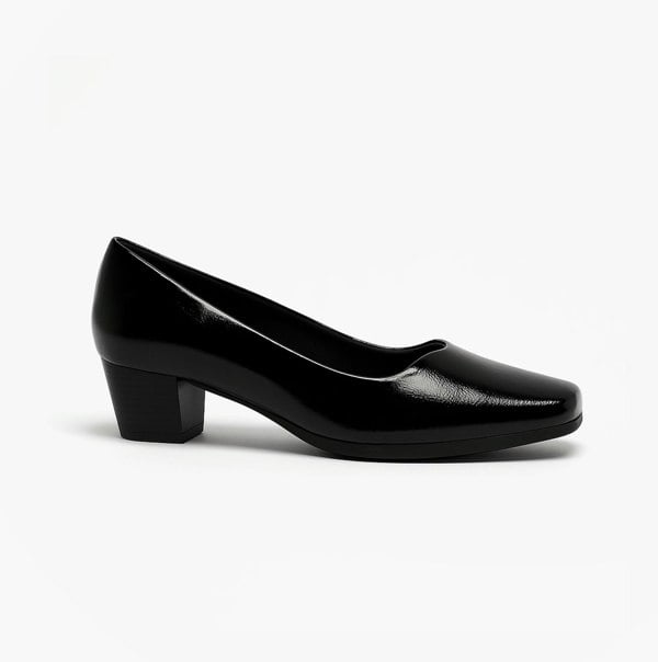 Boulevard L402AP Ladies Shoes Black Patent