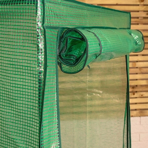 Samuel Alexander 1.5m x 1m Outdoor Tomato Greenhouse with Steel Frame and Protective PE Cover